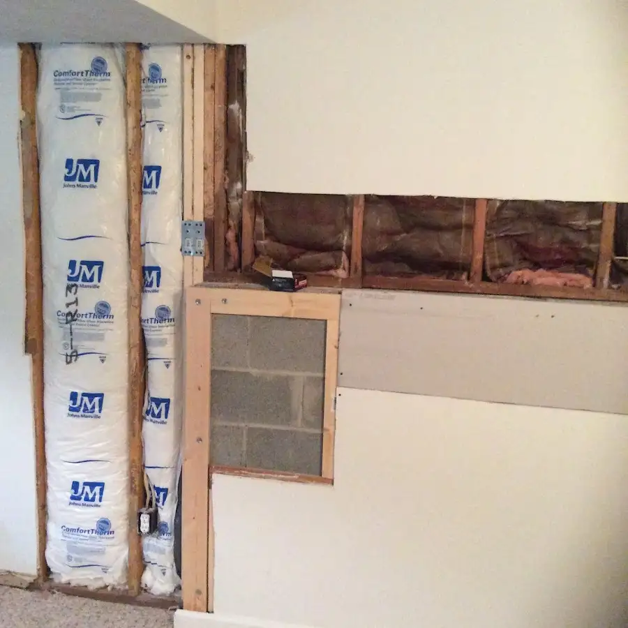 Wall insulation replacement during Odor Removal & Deodorization in Lyndhurst